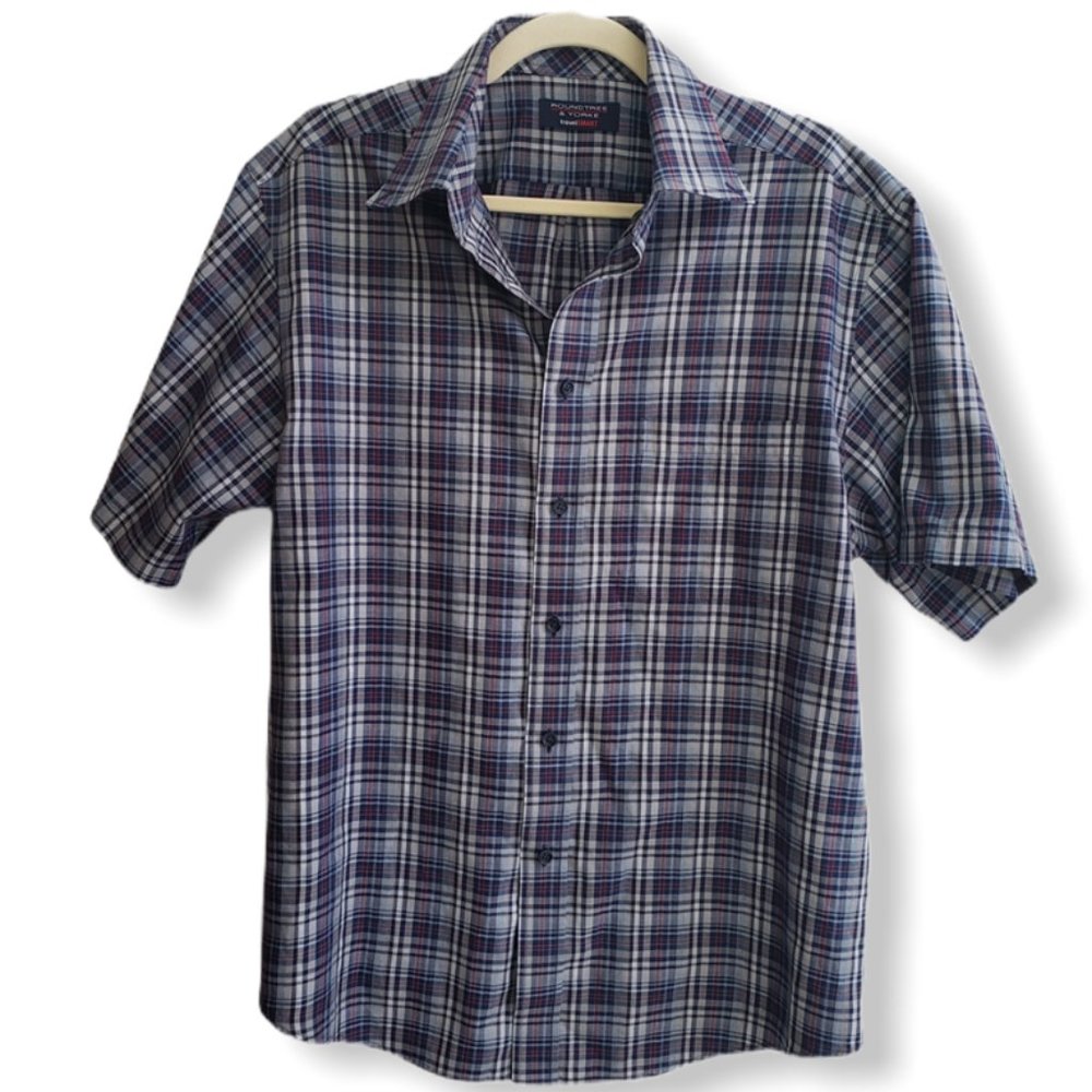 Roundtree & Yorke TravelSmart Plaid Shirt like new